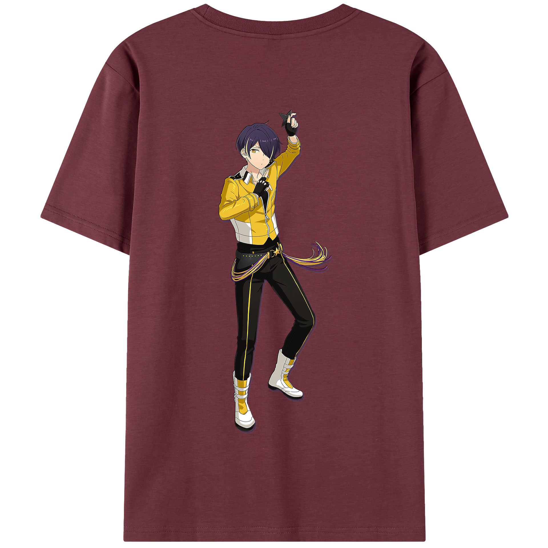 （画像用） あんさんぶるスターズ! Ensemble Stars 綿100％半袖Tシャツ（背面プリント）